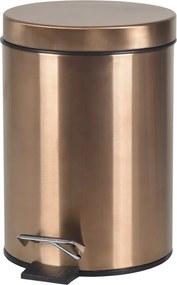 Sapho Sapho, X-ROUND COPPER odpadkový kôš 3l, medená matná, XJ011PG