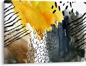 Obraz - Abstraktný akvarel (70x50 cm)