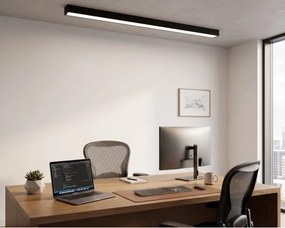 LED Prisadený/luster na lanku LED/44W/230V 4000K 120 cm čierna