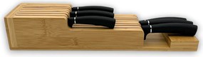 usporadejto.cz Stojan na nože, organizér do zásuvky - na 14 nožov, bambusový MAESTRO 45 x 11,5 x 8,5 cm