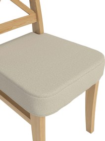 Sedák na stoličku Ingolf farba produktu béžová látka zapletaná