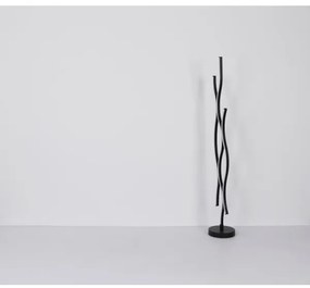 Globo 67206SW - LED Stojacia lampa GERONIMO LED/28W/230V 3000K čierna/zlatá