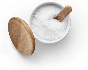 Eva Solo Porcelánová dóza na soľ s lyžičkou Legio Nova