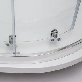 Roltechnik Štvrťkruhový sprchovací kút OBR2 90 cm 90 cm