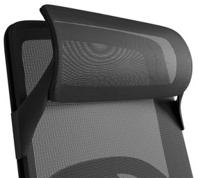 Ergonomická kancelárska stolička Liftor Orca, čierna
