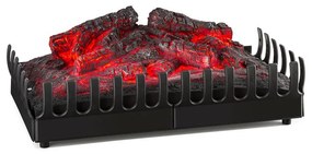 Klarstein Kamini, elektrický krb, krbová vložka, 45 W, G9, čierny