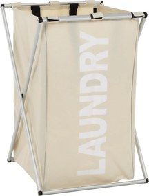 Kondela Látkový kôš na bielizeň, sivobéžová, LAUNDRY TYP 1