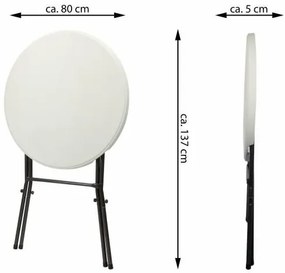 Garthen BISTRO 6313 Párty stolík skladací 80 x 80 x 110 cm