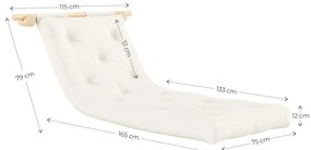 Kreslo v prírodnej farbe Hooked – Karup Design