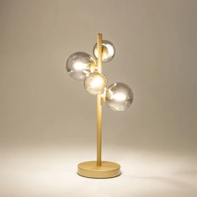 Brilagi - LED Stolná lampa MILLA 4xG9/3W/230V zlatá/dymová