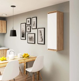 Závesná skrinka Star 30 cm sonoma/biela