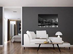 Obraz Brooklyn mosta v New Yorku (90x60 cm)