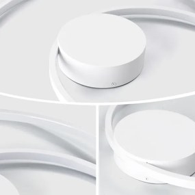 Brilagi - stmievateľné stropné svietidlo TWISTER LED/48W/230V priemer 50 cm biele + DO