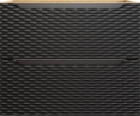 Comad Kúpeľňová skrinka pod umývadlo Ocean Black 70 čierna/dub olejovaný