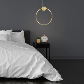 Toolight Toolight, LED stropné svietidlo 40cm 17W 4000K APP1396-CP, zlatá lesklá, OSW-00954