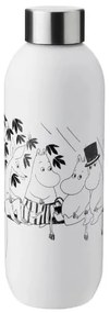 Stelton Nerezová fľaša Keep Cool White Moomin 750 ml