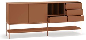 Komoda v tehlovej farbe 220x98x45 cm Platt – Teulat