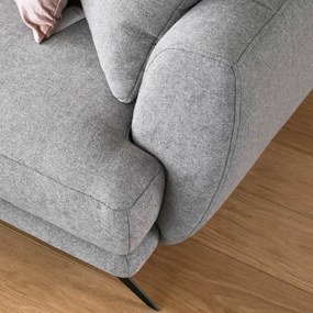 Rozkladacia rohová pohovka LARDE, petrolejová Varianta: Ľavý roh