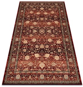 Koberec KASHQAI 4362 300 ornament, bordový / čierny