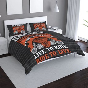 Sablio Obliečky Harley-Davidson Live to ride, ride to live - 140x220 / 90x70