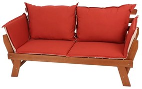 Záhradná lavica z eukalyptového dreva Garden Pleasure Fortuna