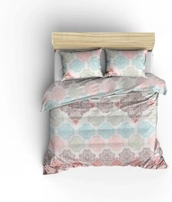 Súprava 4 ks bavlnených obliečok s prikrývkou Ornamentálna viacfarebná