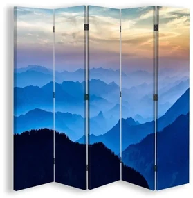 Gario Paraván Vrcholy hôr v hmle Rozmery: 180 x 170 cm, Prevedenie: Klasický paraván
