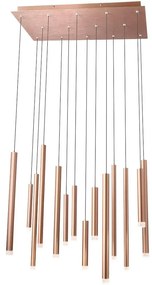 Redo 01-2055 - LED Luster na lanku MADISON 14xLED/4W/230V meď