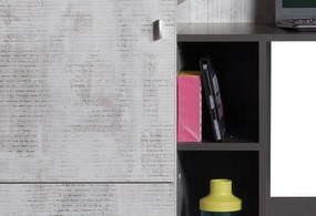 Písací stôl Tablo, šedá/enigma