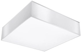 Stropné svietidlo Horus, 1x biele plastové tienidlo, (biely plast), (55 cm)