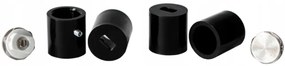 Regnis Retro, vykurovacie teleso 540x1450mm, 698W, čierna matná, RETRO145/50/D500/BLACK