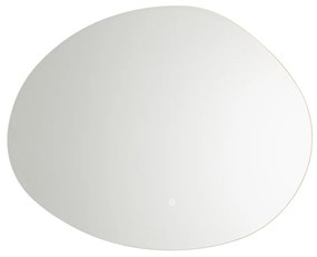 Kúpeľňové zrkadlo 80 cm vrátane LED stmievača na teplý a dotykový stmievač - Biba