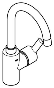 GROHE 32723001 - Umývadlová batéria FEEL veľkosť L lesklý chróm