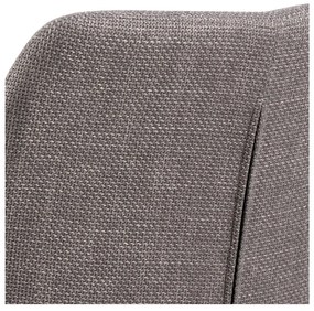 Svetlosivé čalúnené jedálenské kreslá v súprave s podrúčkami 2 ks Lizzy – Actona