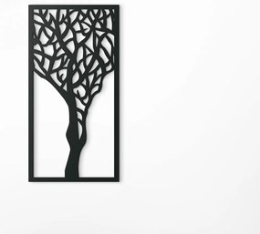 drevko Drevený obraz Strom Rozmer obrazu: 44,5 x 22,5 cm, Farba dekorácie: Čierna