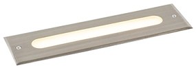 Moderný bodový svietidlo do zeme oceľ 30 cm vrátane LED IP65 - Eline