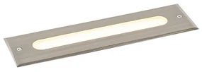 Moderný bodový svietidlo do zeme oceľ 30 cm vrátane LED IP65 - Eline