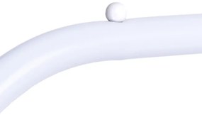 Vešiakový stojan FELIKS Loft biely