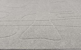 Koberec Agnella Morphic Morphic sivý