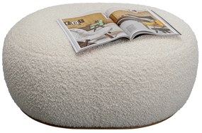 Pebble Boucle taburetka biela