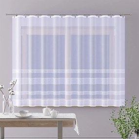 Žakarová záclona 648/D188 biely/250. Tovar na mieru