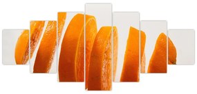 Moderný obraz - dieliky pomaranča