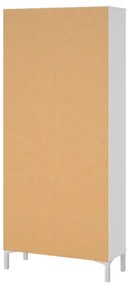 Biela vitrína 89x203 cm Roma – Tvilum