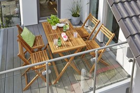Sunfun Diana Záhradný stôl sklopný, 110 × 65 × 74 cm, drevo z akácie