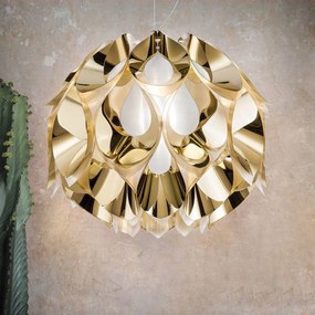 Slamp Flora – dizajnérska lampa, zlatá, 36 cm