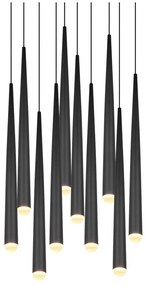 Čierne LED závesné svietidlo ø 30 cm Cala – Trio Select