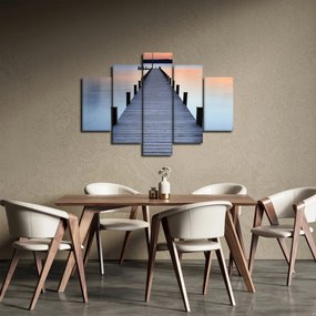 Obraz - Mólo pri jazere Starnberger, Bavorsko, Nemecko (150x105 cm)
