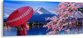 Obraz - Výhľad na vrchol, Japonsko (120x50 cm)