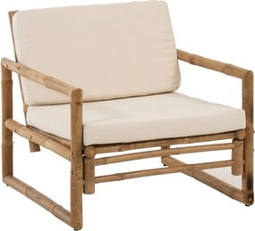 Vonkajšie bambusové kreslo Bambo - 75*75*70 cm