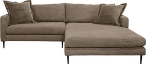 XXXLutz ROHOVÁ SEDAČKA, textil, hnedá P & B - Sedačky - 002330003408